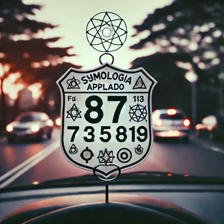 Rumo ao Destino: placa de carro numerologia