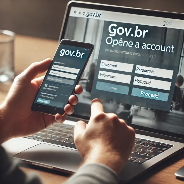 Abrir conta no gov