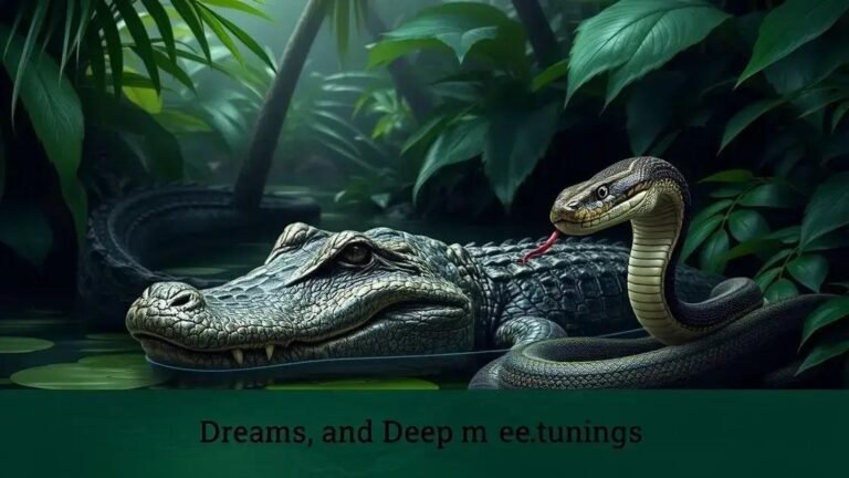 o que significa sonhar com jacaré e cobra