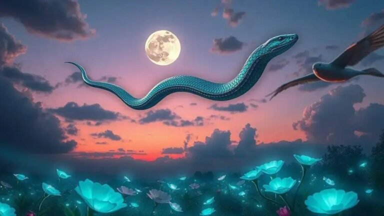 o que significa sonhar com cobra voando