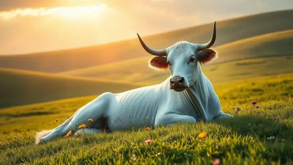 o que significa sonhar com boi branco