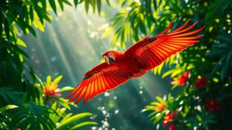 o que significa sonhar com arara vermelha