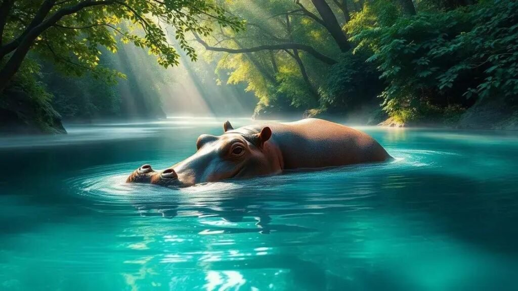 o que significa sonhar com hipopótamo dentro d'água