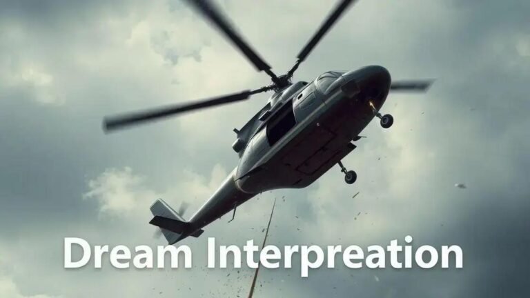o que significa sonhar com helicóptero caindo
