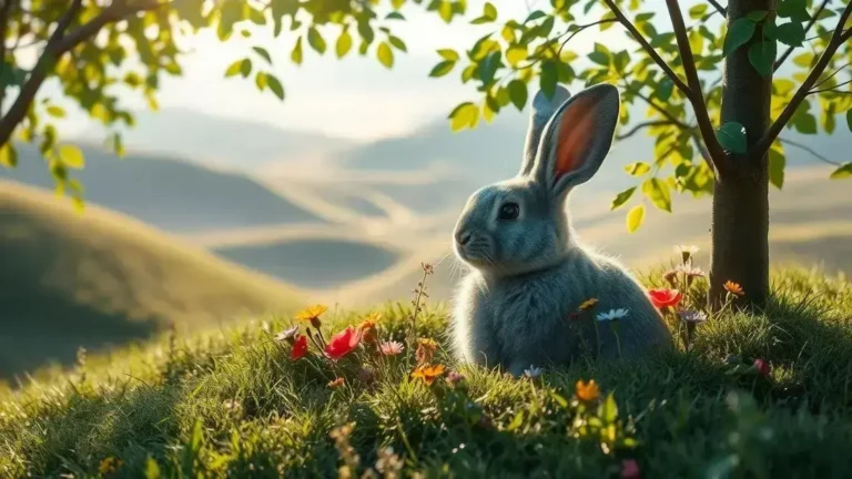 o que significa sonhar com coelho cinza