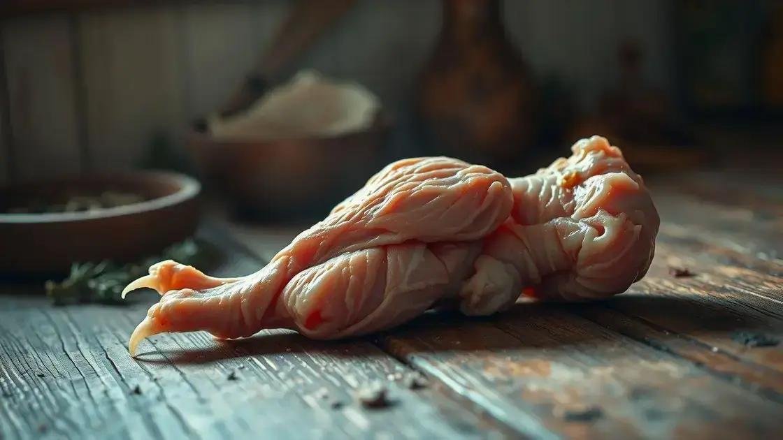 o que significa sonhar com pé de galinha cru