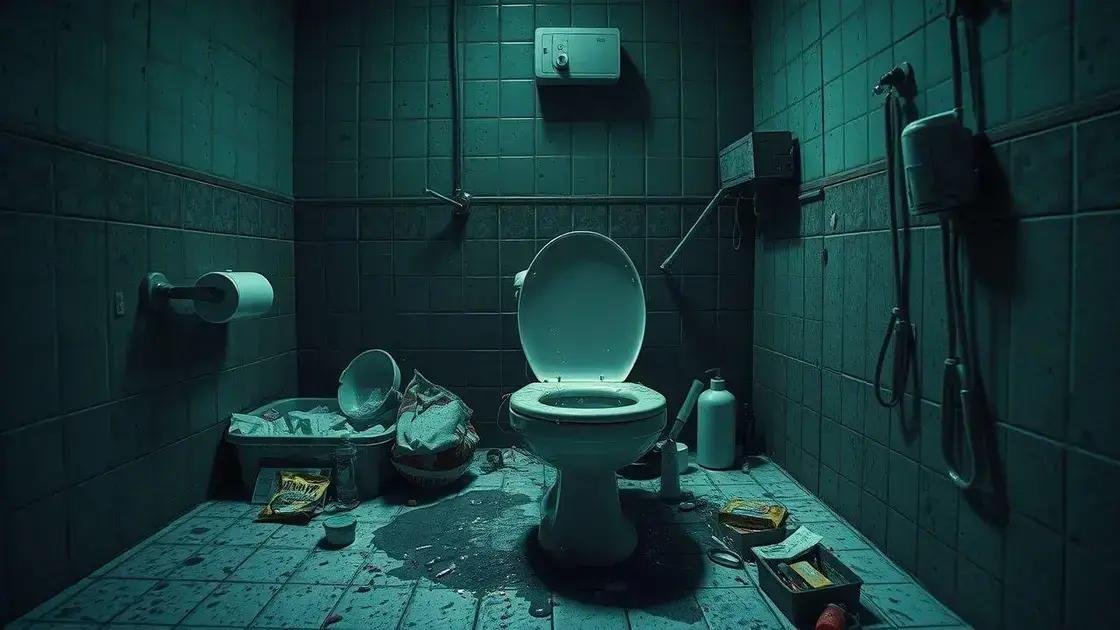 o que significa sonhar com vaso sanitário sujo