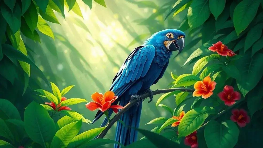 o que significa sonhar com arara azul