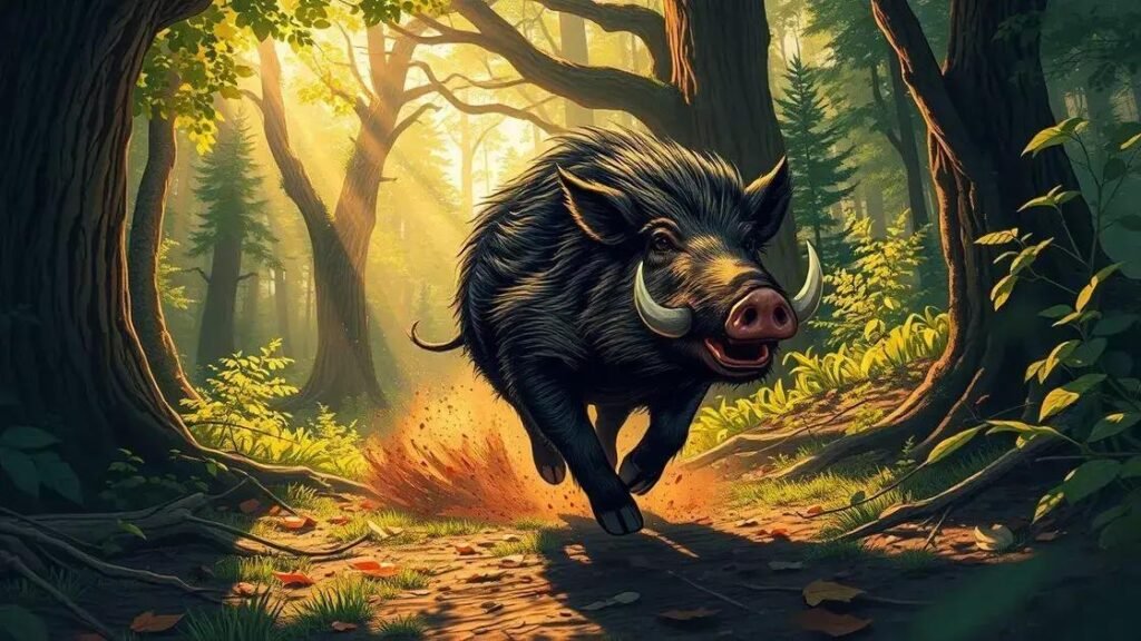 qual o significado de sonhar com javali atacando