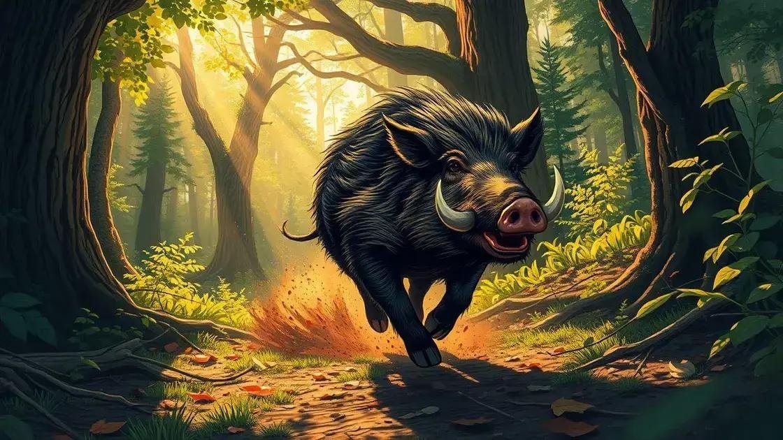 qual o significado de sonhar com javali atacando