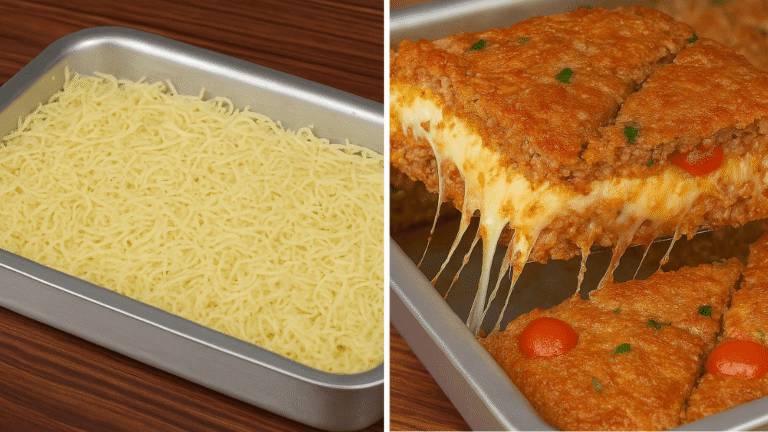 Kibe de forno recheado com muçarela e requeijão que vai conquistar seu paladar