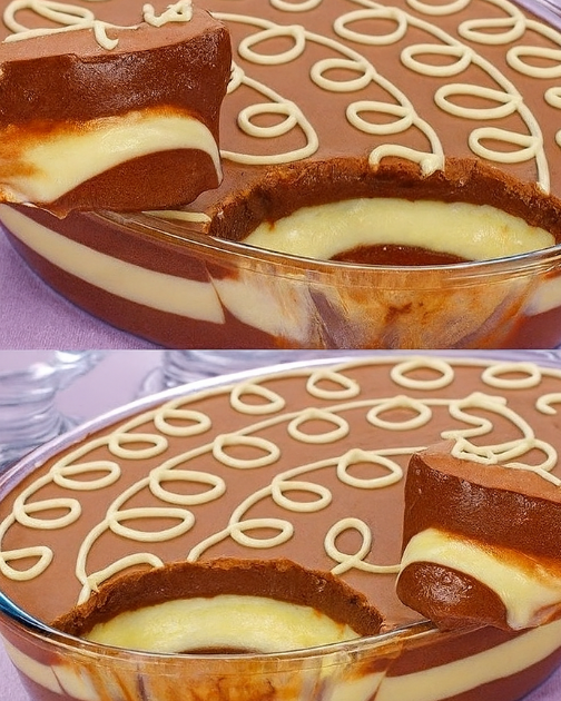 Como fazer Sobremesa de pavê de chocolate com creme branco