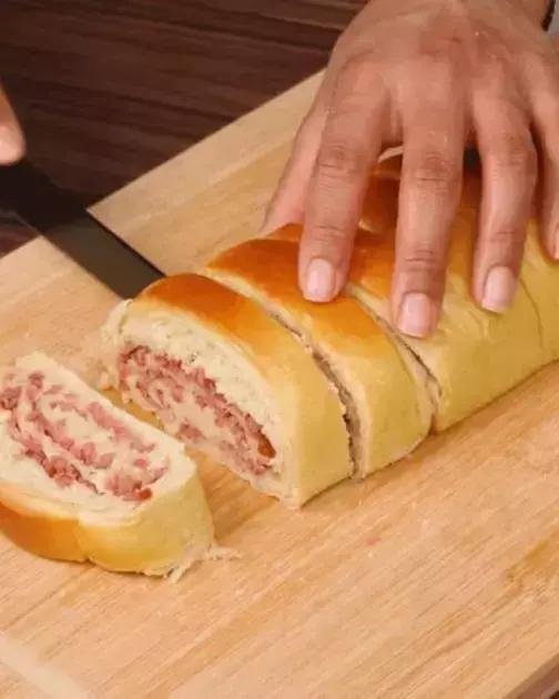 como fazer pao de calabresa