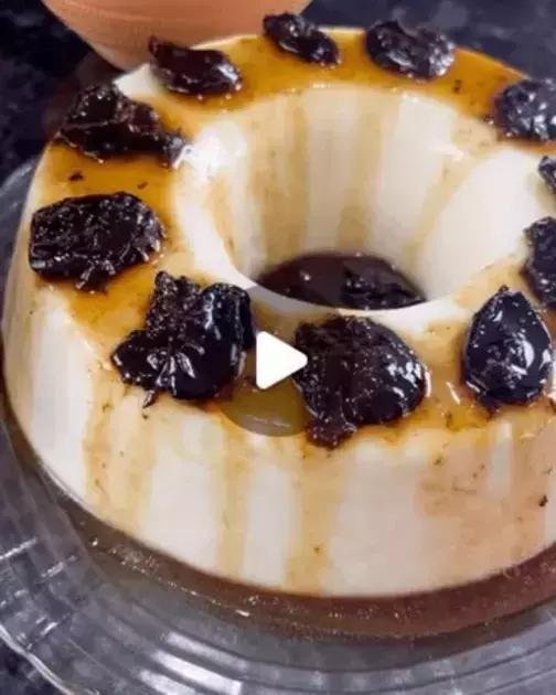 como fazer um delicioso manjar de coco com calda de ameixa