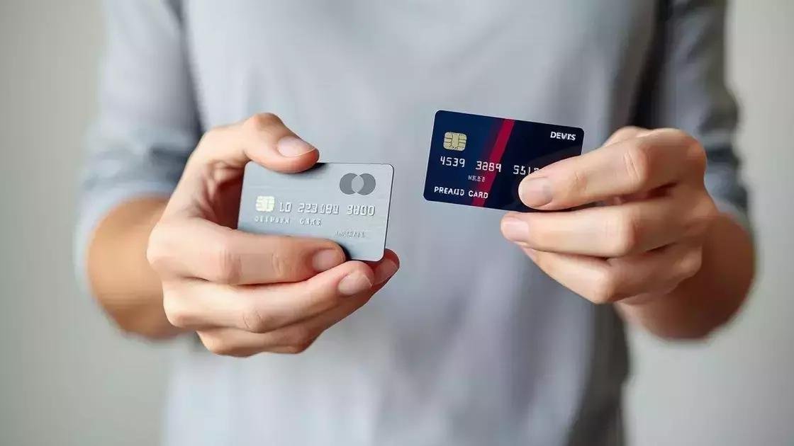 Diferença entre cartão de crédito e cartão pré-pago