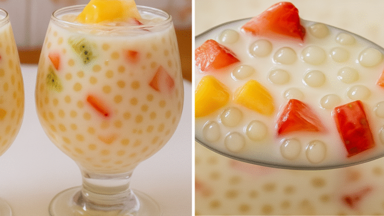 Sagu de frutas com toque especial: uma receita que conquista corações e paladares