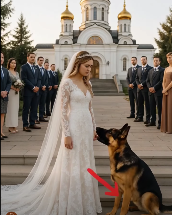 Durante o Casamento, o Cachorro Bloqueou o Caminho da Noiva e Começou a Latir Sem Parar — Quando Descobriram o Motivo, Ninguém Acreditou