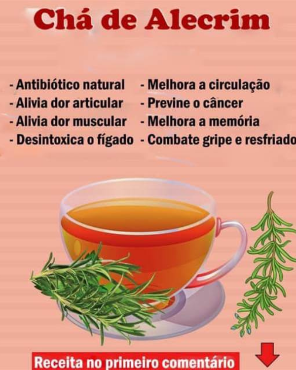 Benefícios do chá de alecrim