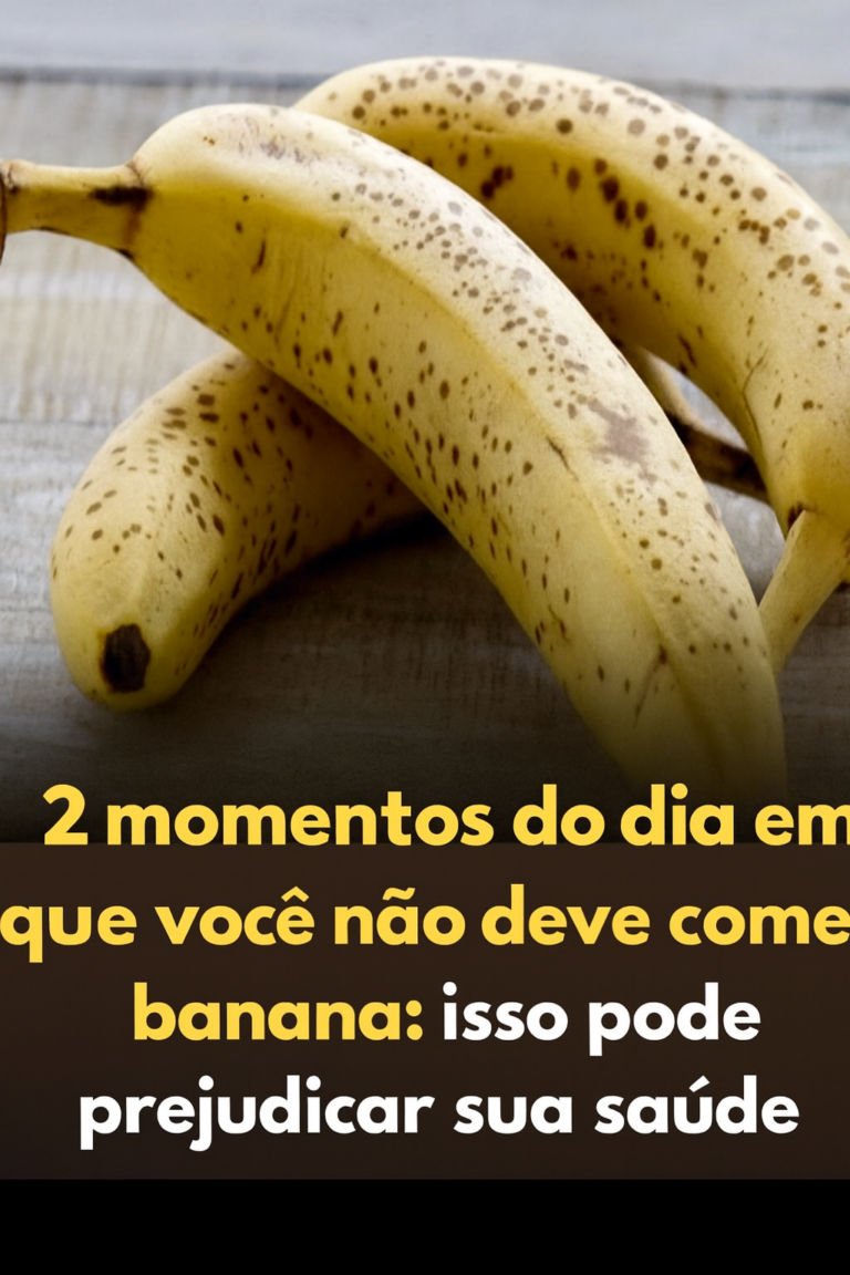 2 momentos do dia em que você deve evitar comer banana, pois isso pode prejudicar sua saúde